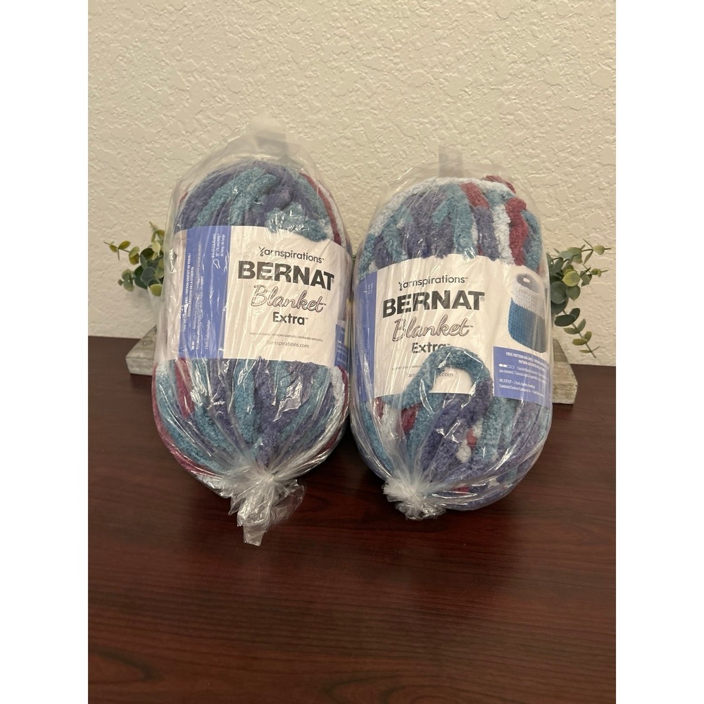 Bernat® Blanket extra™ #7 Jumbo Polyester Yarn, Speckledmoonrise 10.5oz300g 97 Y